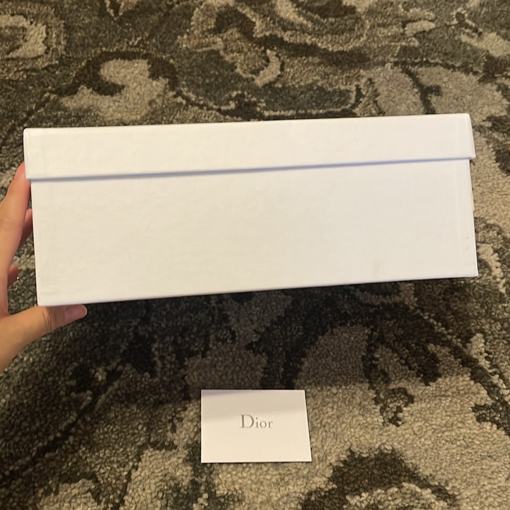 Dior Shoe Box And Care Card - Gem